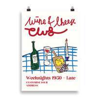 Locandina Wine & Cheese Club