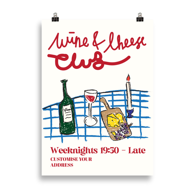 Locandina Wine & Cheese Club