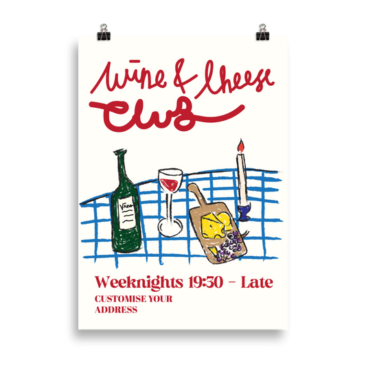 Locandina Wine & Cheese Club