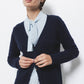 Cardigan in Maglia Strutturata con Scollo a V
