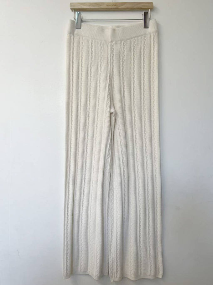 Pantaloni Perly a zampa verde militare