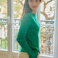 Top in maglia a coste Mia