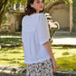 Tunica in lino da donna scollo a V