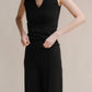 Canotta in puro cashmere con scollo a V