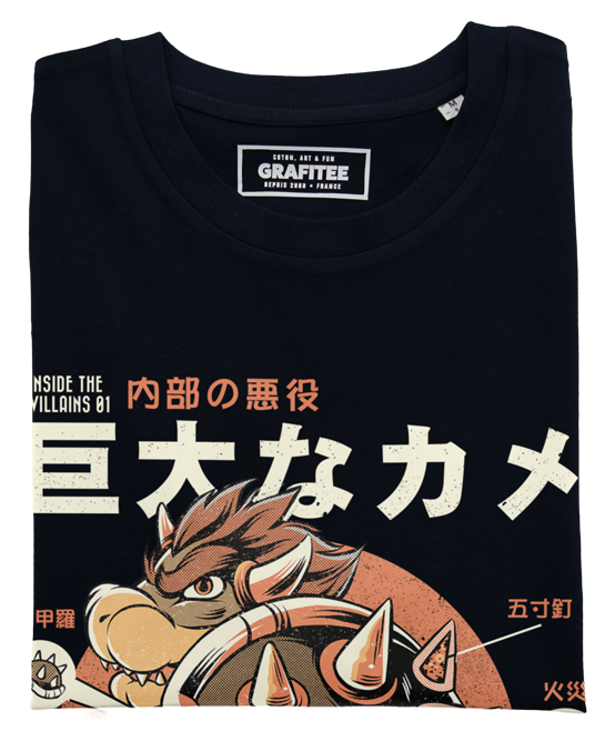 T-shirt Bowserzilla con grafica videogioco