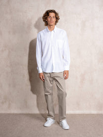 Camicia Oxford uomo in cotone misto