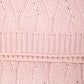 Sciarpa a maglia strutturata rosa