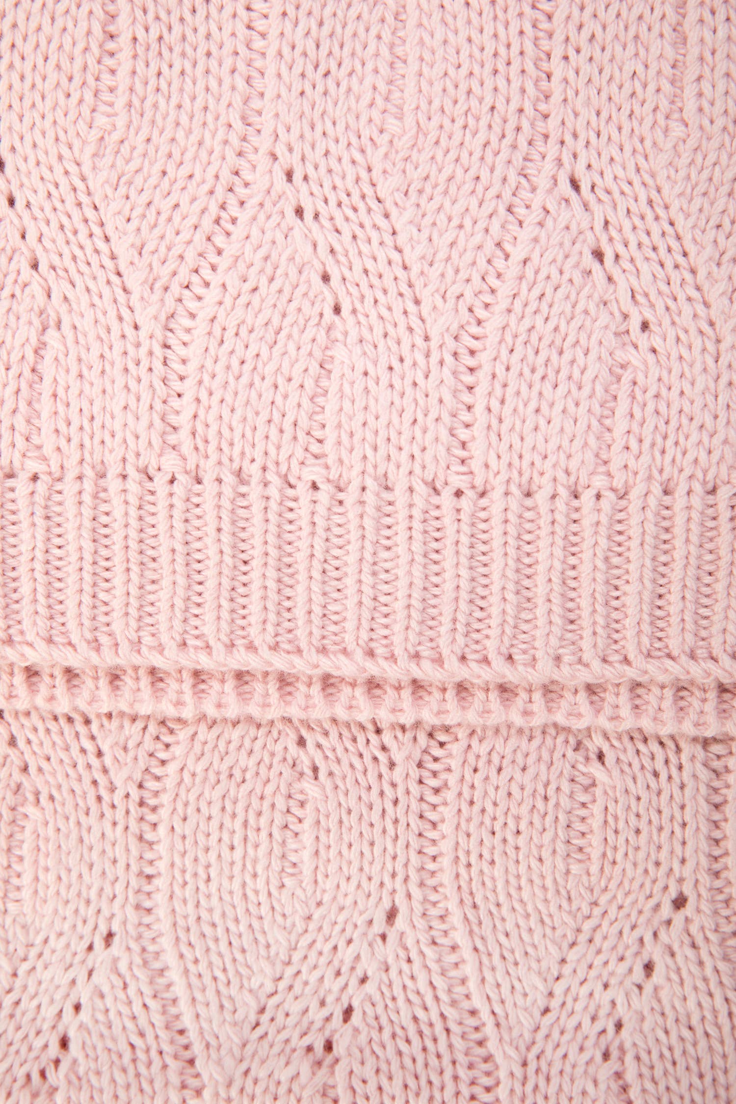 Sciarpa a maglia strutturata rosa