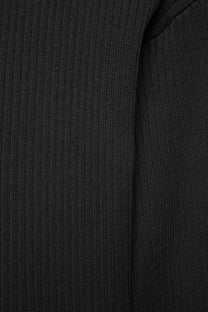 Maglione a coste con scollo a V