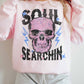 Felpa oversize Soul Searchin con stampa teschio