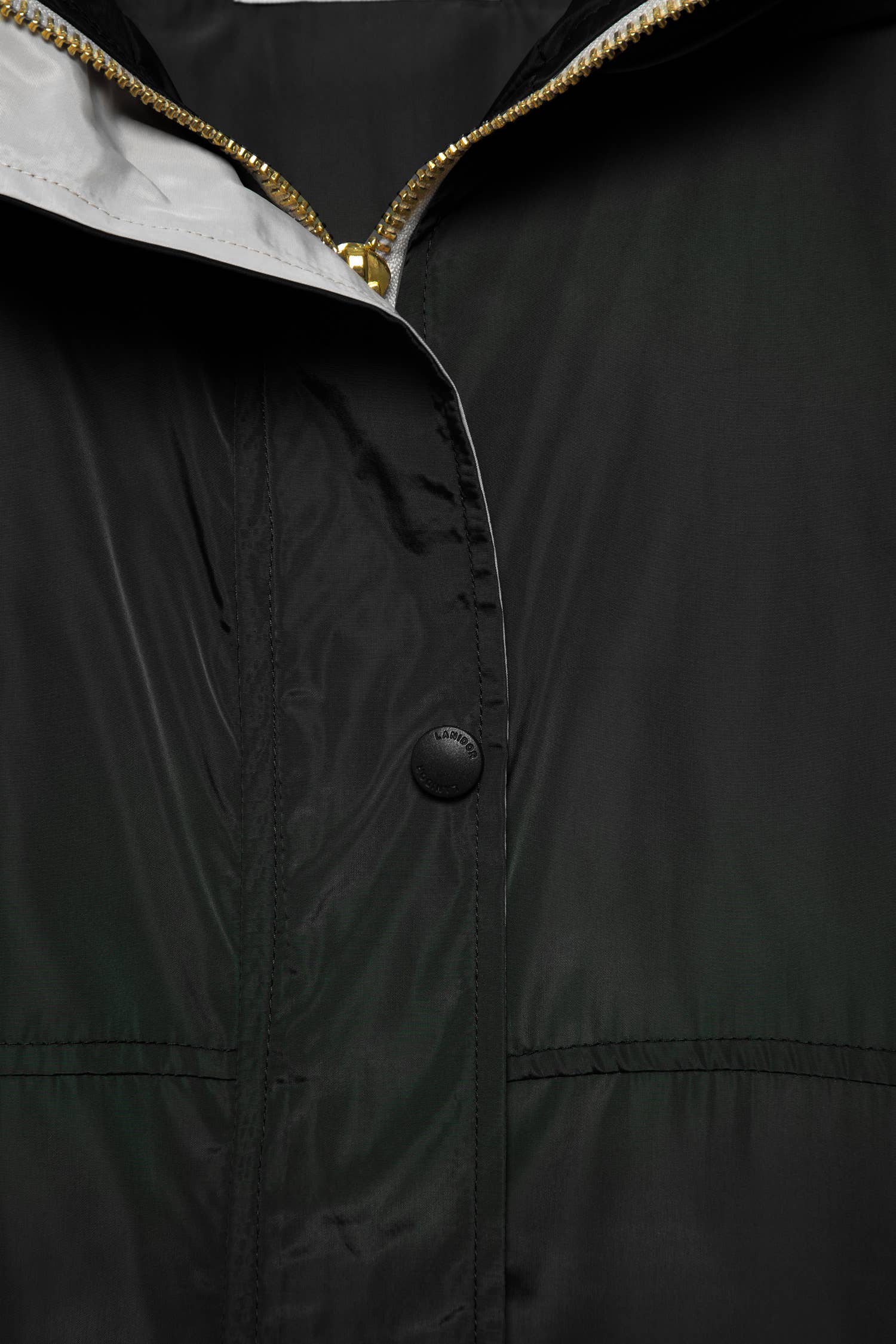 Parka lungo da donna con cappuccio e tasche