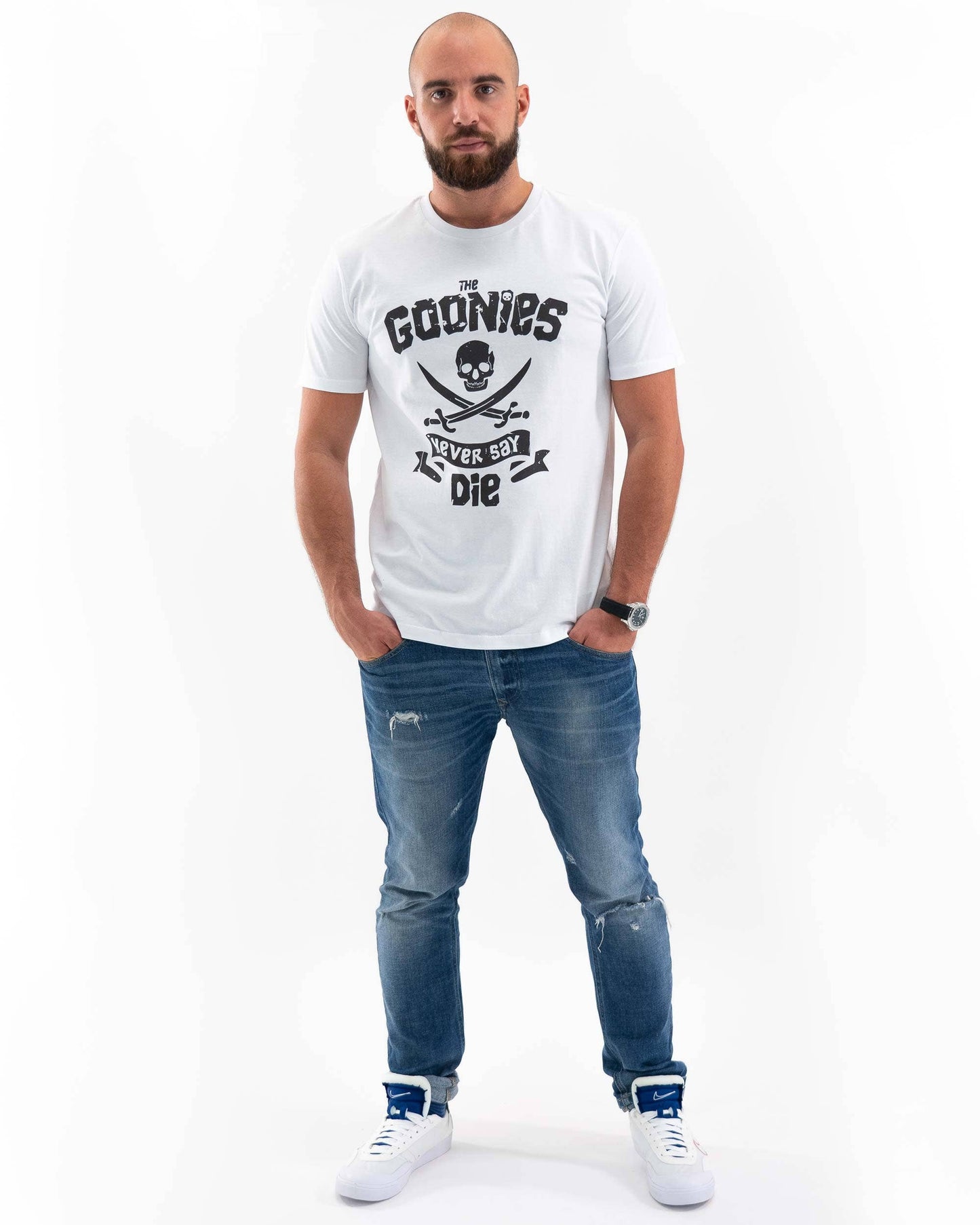 T-shirt The Goonies “Never Say Die” in cotone biologico