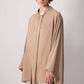 Top kimono oversize in viscosa con fiocco al collo