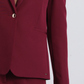 Blazer classico bordeaux da donna