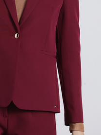 Blazer classico bordeaux da donna