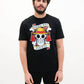 T-shirt Pirata Vintage con Grafica Manga