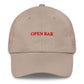 Cappellino da baseball Open Bar