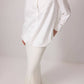 Camicia oversize con maniche a palloncino in misto cotone