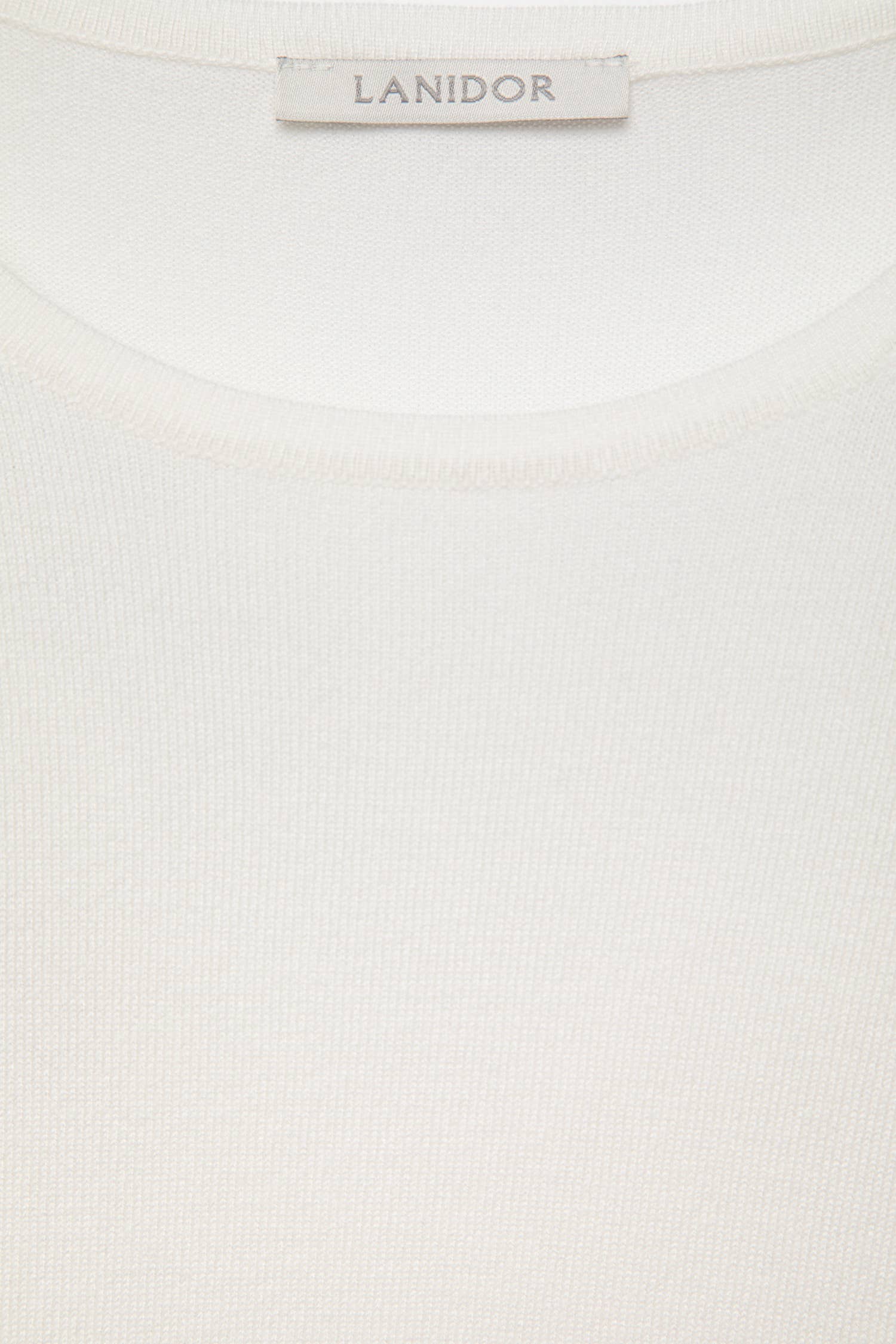 Maglione in maglia rasata con girocollo