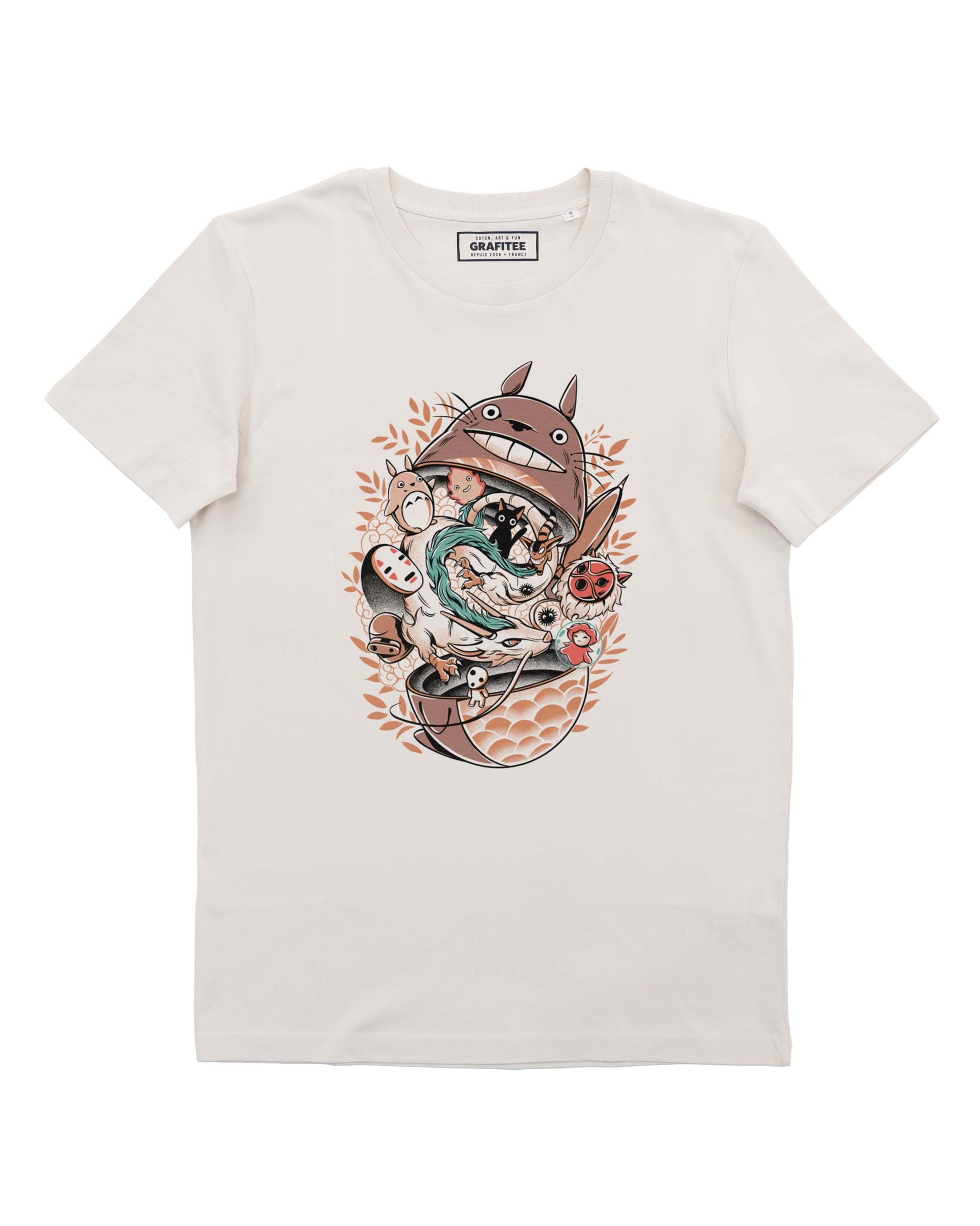 T-shirt Totoro Matrioska in cotone biologico