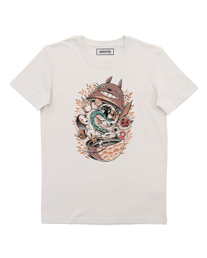 T-shirt Totoro Matrioska in cotone biologico