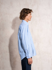 Camicia Oxford slim fit in cotone misto