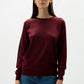 Pullover girocollo in lana merino extrafine