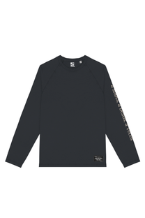 T-shirt psichedelica a manica lunga in cotone biologico