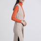 Gilet lungo con cintura