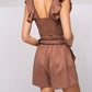 Shorts a vita alta con cintura