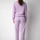 Maglione scollo a V in misto cashmere
