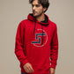 Felpa con cappuccio da uomo con stampa logo