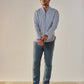 Pantaloni uomo in lino Souk Blueberry blu