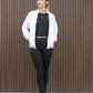 Giacca Puffer Donna Bianca