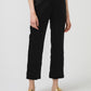 Pantaloni in raso con bottoni