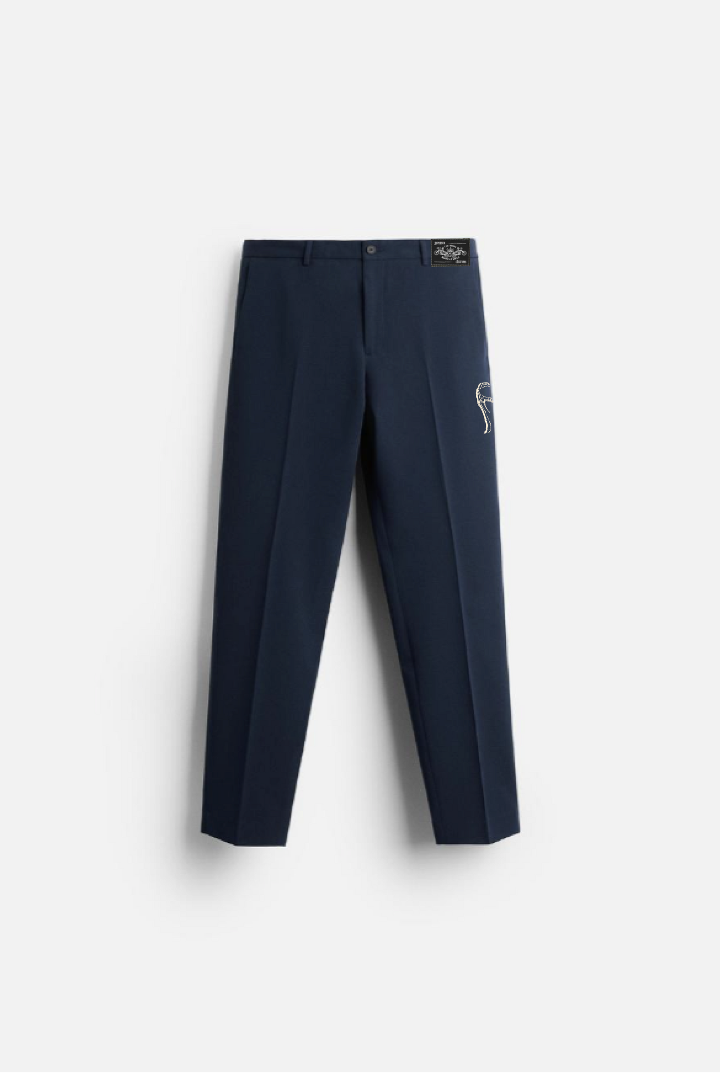 Pantaloni sartoriali ricamati