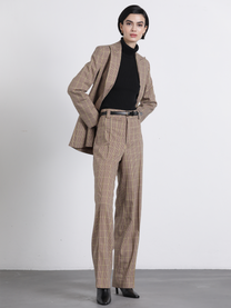 Pantaloni Chadrez a quadretti relaxed fit