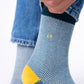 Calzini in cotone pettinato chevron smeraldo