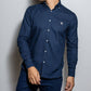 Camicia Oxford blu antimacchia
