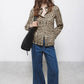 Camicia animalier in cotone