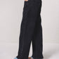 Jeans bicolore in denim con tasche zip