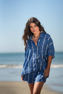 Blusa tie-dye in viscosa
