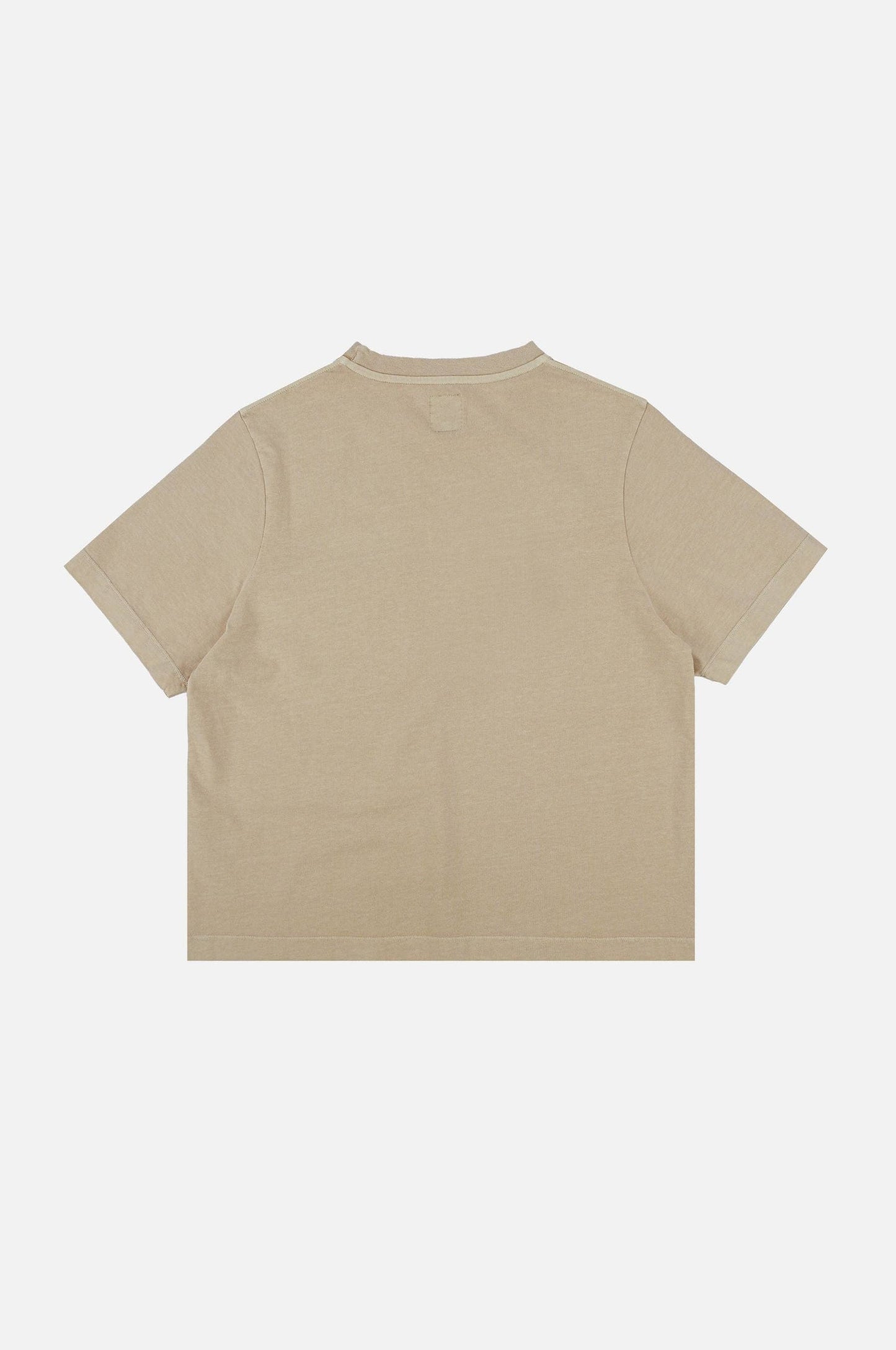 T-shirt donna pigmentata in cotone biologico con taschino