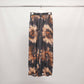 Pantaloni fluidi tie-dye in viscosa e seta