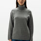 Maglione dolcevita in misto cashmere senza cuciture