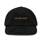 Cappellino dad hat in ciniglia con ricamo “Champagne”