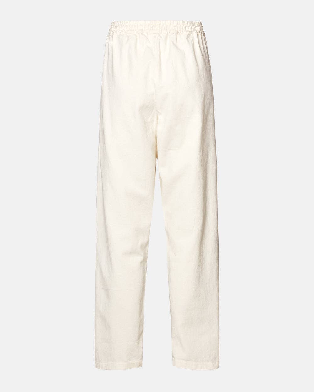 Pantaloni in twill di cotone biologico con coulisse