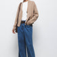 Cardigan in maglia con scollo a V