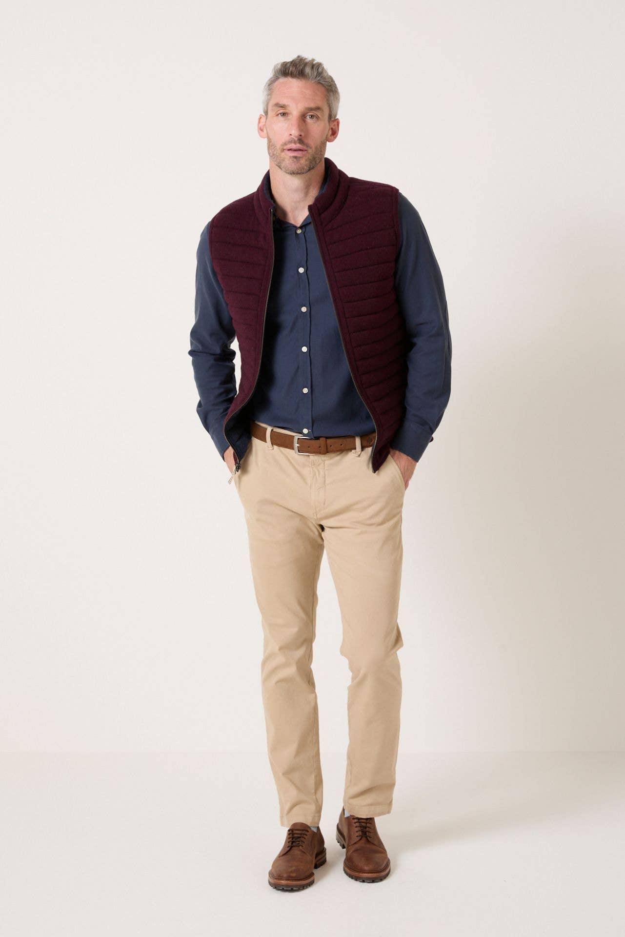 Gilet imbottito reversibile uomo Brunch