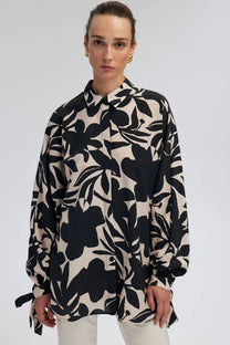 Camicia oversize con dettaglio ai polsini